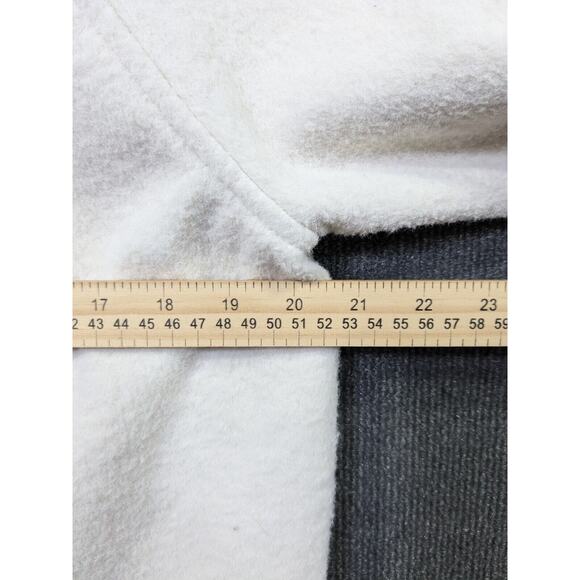 Joie Jacket Womens Small Petite Premium Fleece Pockets Full Zip Collar Cream - Picture 9 of 12